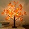 Artificial Fall Lighted Maple Tree 24 LED Thanksgiving Decorations